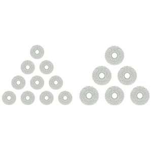 10Pcs Mop Cloth For Dreame Bot L10S Ultra/ S20 / S10 Pro / X10 For Roborock Q Revo For Mijia B101CN Robot Vacuum Cleaner Parts