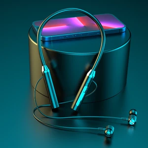Bluetooth Wireless Headphones Hanging Neck Sports Binaural In-Ear Neck Hanging Long Standby Battery Life Headset Wholesale