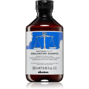 Davines Naturaltech Rebalancing Shampoo hĺbkovo čistiaci šampón pre mastnú pokožku hlavy 250 ml