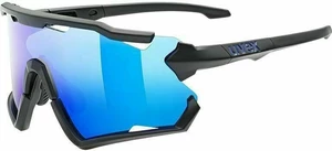 UVEX Sportstyle 228 Black Mat/Mirror Blue Okulary rowerowe