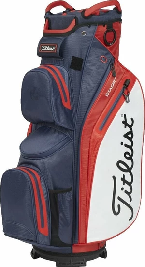 Titleist Cart 14 StaDry Navy/Red/White Sac de golf