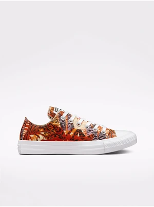 Orange Women's Patterned Sneakers Converse Chuck Taylor Tropical - Women