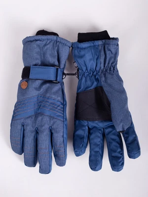 Yoclub Man's Men's Winter Ski Gloves REN-0281F-A150 Navy Blue