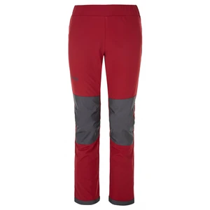 Kids softshell pants KILPI RIZO-J dark red