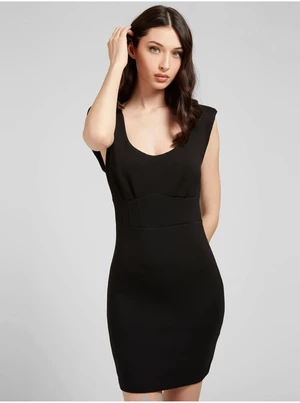 Černé dámské krátké pouzdrové šaty Guess - Dámské