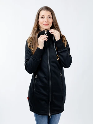 Women's Stretched Sweatshirt GLANO - Black
