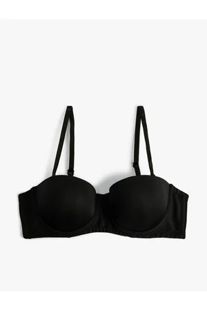 Koton Push Up Strapless Bra Underwire Padded Basic