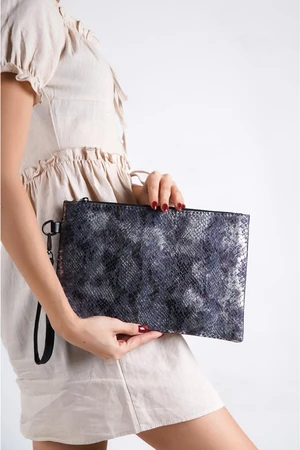 Capone Outfitters Clutch - Gray - Tie-dye print