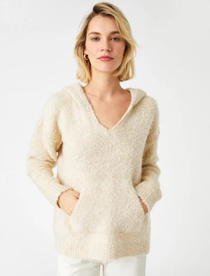 Koton Sweater - Beige - Relaxed fit