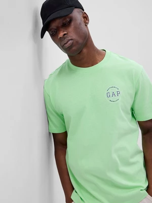 Svetlozelené pánske tričko GAP