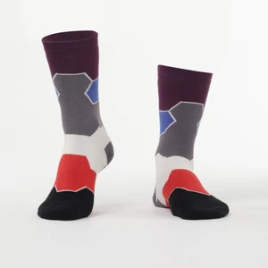 Colorful women's socks with patterns