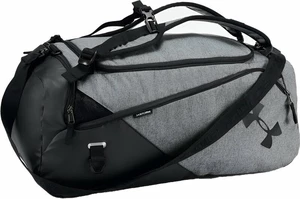 Under Armour UA Contain Duo Medium BP Duffle Castlerock Medium Heather/Black/White 46 L Rucksack-Sport Bag-Tasche