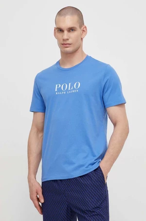 Bavlněné pyžamové tričko Polo Ralph Lauren s potiskem, 714899613