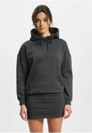 DEF Cropped Hoody Dress Béžová antracitová