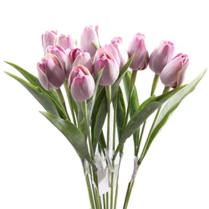 Tulipán řezaný umělý 40cm fialová