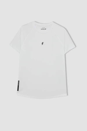 DEFACTO Slim Fit Crew Neck Printed T-Shirt