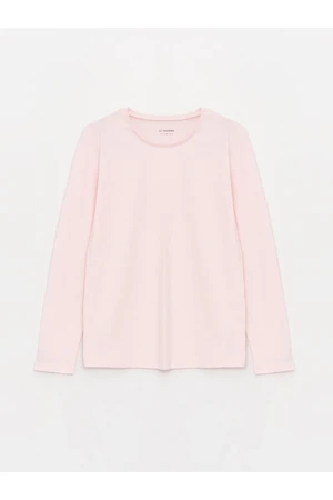 LC Waikiki Crew Neck Basic Long Sleeve Girls T-Shirt