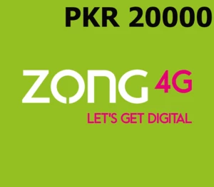 Zong 20000 PKR Mobile Top-up PK