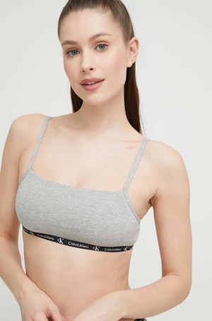 Podprsenka Calvin Klein Underwear 2-pak šedá farba, vzorovaný