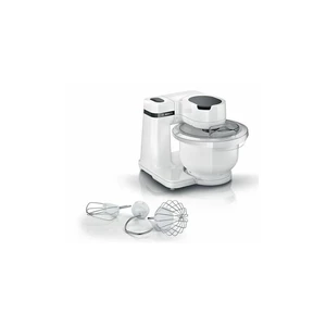 Kuchynský robot Bosch MUM Serie 2 MUMS2AW00 biely kuchynský robot • príkon 700 W • plastová misa s objemom 3,8 l • 4 rýchlosti • 3D planetárny systém 
