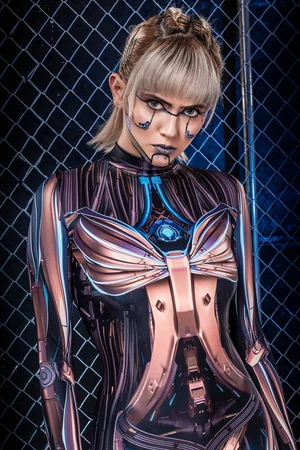 Robot Halloween Costumes Women - Sexy Woman Halloween Costumes 2021 - Glow in the Dark Bodysuit