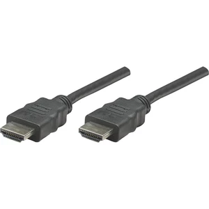 Manhattan HDMI prepojovací kábel #####HDMI-A Stecker, #####HDMI-A Stecker 1.00 m čierna 308816 high speed HDMI #####HDMI