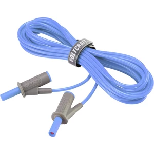 VOLTCRAFT MSB-501 bezpečnostné meracie káble [lamelový zástrčka 4 mm - lamelový zástrčka 4 mm] 5.00 m modrá 1 ks