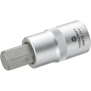 Násada nástrčného kľúča s šesťhranným bitom, TOOLCRAFT 816160, 12,5 mm (1/2 ")