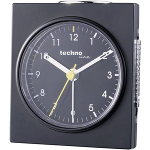 Techno Line Model Q schwarz Quartz budík čierna (matná) Časov budenia 1