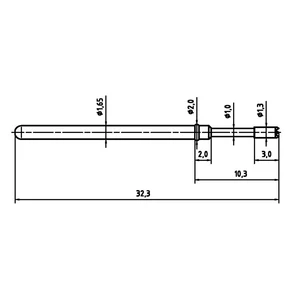 PTR 2021-C-1.5N-AU-1.3 presný testovací hrot