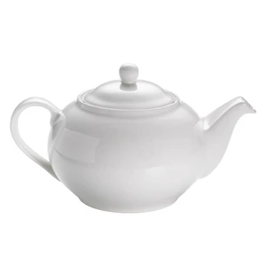 Biela porcelánová čajová kanvica Maxwell & Williams Basic, 1 l