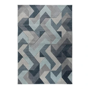 Modro-sivý koberec Flair Rugs Aurora, 200 x 290 cm