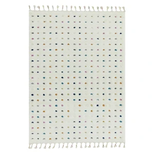 Béžový koberec Asiatic Carpets Dotty Multi, 80 x 150 cm
