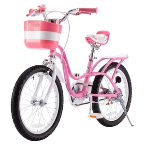 [EU Direct] Royal Baby Little Swan Children's Bicycle Girls 3-9 Years 18 Inch Stabilisers Bike Balance Kids Bike RB18-18
