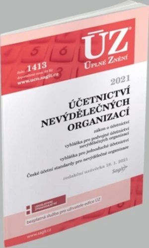 ÚZ 1413 Účetnictví nevýdělečných organizací 2021