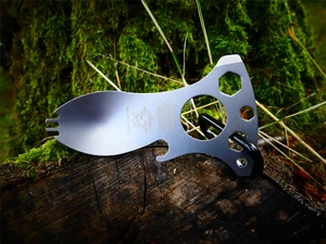 Survival Spoon - 5ive Star Gear® – Strieborná (Farba: Strieborná)