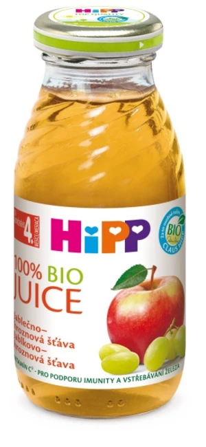 HiPP BIO šťáva jablečno-hroznová 200 ml