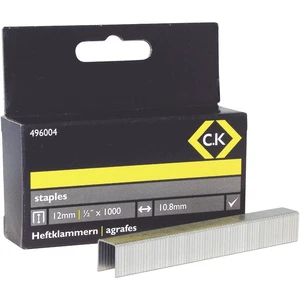 Sponky 1000 ks C.K. 496004 Rozmery (d x š) 12 mm x 10.5 mm