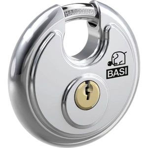 Basi 6100-7001-703 visiaci zámok 70 mm zámky s rovnakým kľúčom 703  strieborná na kľúč