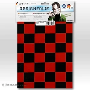 Oracover 87-023-071-B dizajnová fólie Easyplot Fun 3 (d x š) 300 mm x 208 mm červená, čierna