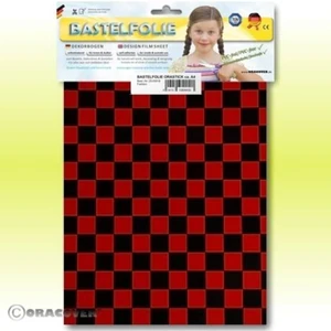 Oracover 48-023-071-B lepiaca fólia Orastick Fun 4 (d x š) 300 mm x 208 mm červená, čierna