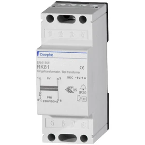 Doepke 09980029 zvončekový transformátor 8 V 1 A