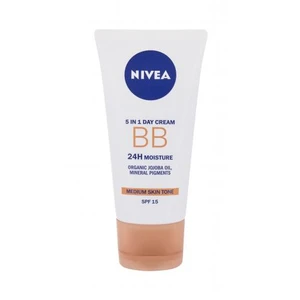 Nivea BB Cream 5in1 Day Cream SPF15 50 ml bb krém pre ženy Medium