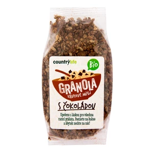 Granola - Křupavé müsli s čokoládou 350 g BIO   COUNTRY LIFE