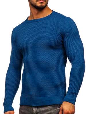 Modrý pánsky sveter Bolf 4604