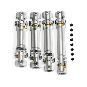 4PCS Upgraded Metal Drive Shaft CVD Universal Joint for 1/14 TAMIYA Crawler Truck Trailer RC Car Vehicles Model Spare Pa