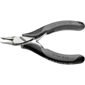 Knipex  64 62 120 ESD pre elektroniku a jemnú mechaniku čelné štiepacie kliešte s fazetou 120 mm