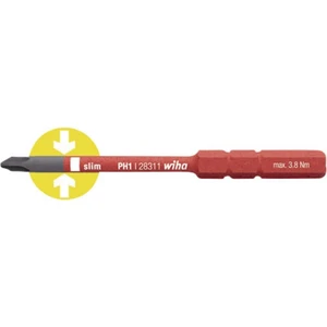 Wiha  dielňa krížový PH výmenný bit  PH 1   75 mm Vhodné pre Wiha Torque