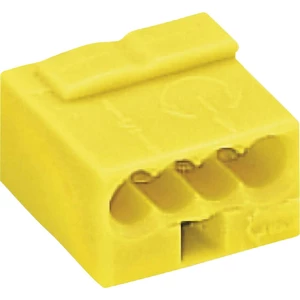 krabicová svorka tuhosť: -0.8 mm² Pólov: 4 WAGO  1 ks žltá