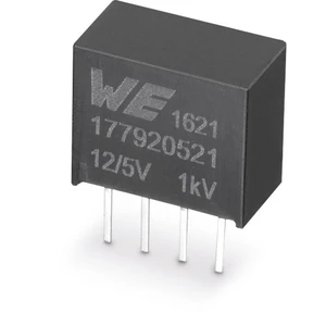 Würth Elektronik 177920521 DC / DC menič napätia, DPS 12 V 5 V 0.2 A 1 W Počet výstupov: 1 x